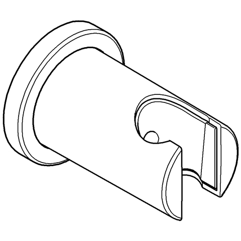 Grohe Rainshower Handbrausehalter chrom, nicht verstellbar runde Rosette 27074000