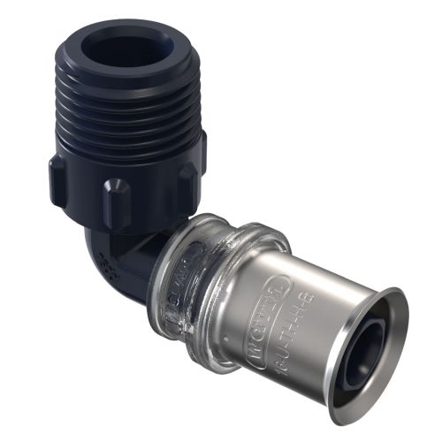 Wavin Winkel Tigris K5 32mm x 1" AG, 90 Grad 3079781