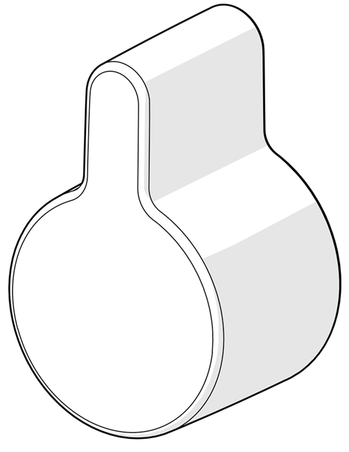 Hansa Absperrgriff chrom 59914322