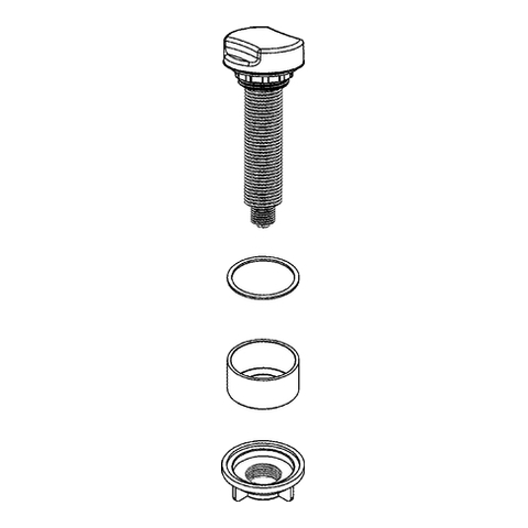 Grohe Drehgriff für Küchenspüle edelstahl 42575SD0