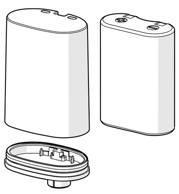 Hansa Batteriegehäuse inkl. Batterie 59914154