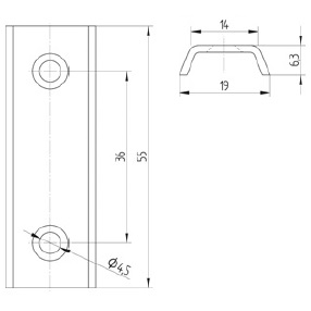 Avenarius Wandbefestiger 1009013000