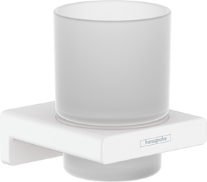 Hansgrohe Zahnputzbecher AddStoris mattweiss 41749700