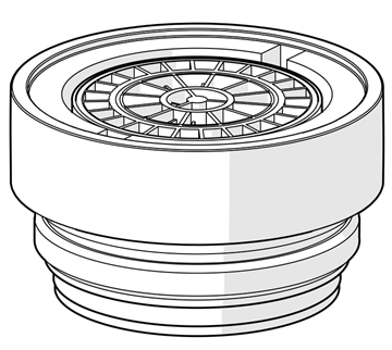 Hansa Luftsprudler und Schlüssel M24x1,6 l/min chrom 59914105