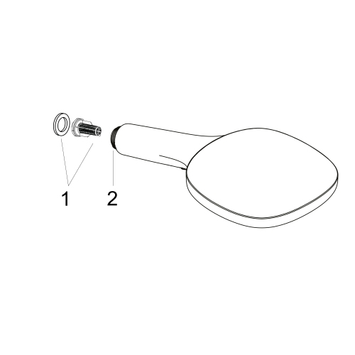 Hansgrohe Handbrause Raindance Select E 120 3jet mattweiss 26520700