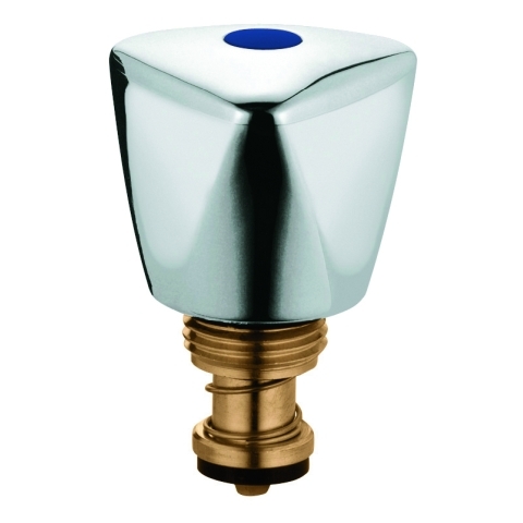 Grohe Oberteil DN15 mit Rückflussverhinderer chrom, ABS-Kronengriff 41819000