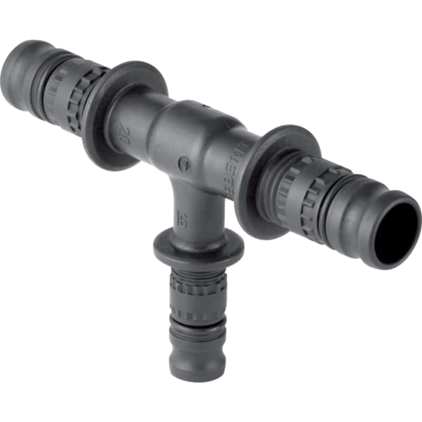 Geberit Mepla T-Stück reduziert PVDF d75-63-75 628.323.00.5