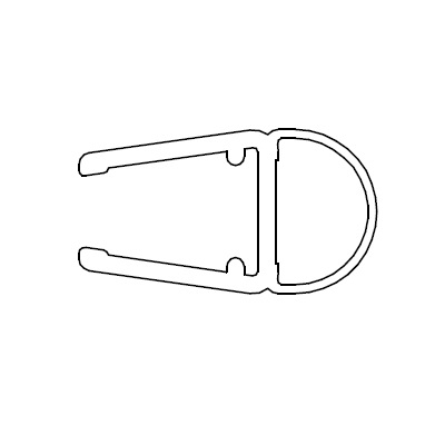 HSK O-Dichtprofil vertikal 100078-8-3-S