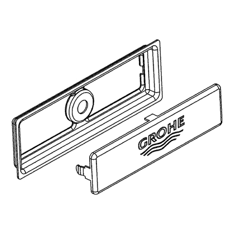 Grohe Abdeckelement für Küchenspüle edelstahl 42578SD0