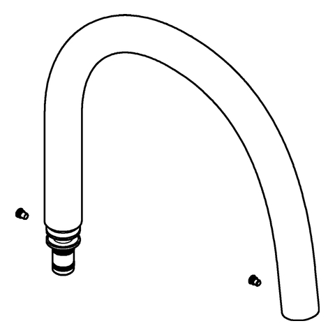 Grohe Brauseschlauch GrohFlexx aus Santopren softschwarz 46968KK0