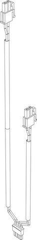 Bosch / Buderus Verbindungsleitung Vor/Rücklauf für 1450/2600 8738805140