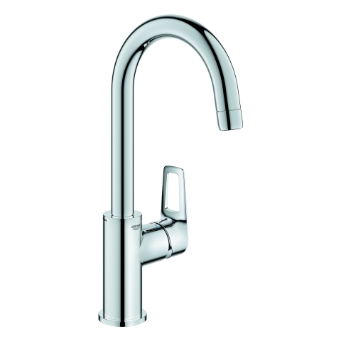 Grohe Einhand-Waschtisch-Batterie BauLoop L-Size chrom Push-Open Ablaufgarnitur 23891001