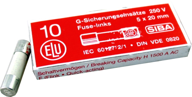 Wolf Feinsicherung 2A Flink 250V 5x20mm, für CGG-2(K) ab 11/2008 2745698