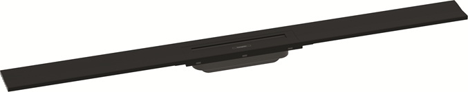 Hansgrohe RainDrain Flex Duschrinne 1000mm kürzbar, Fertigset für Wandmontage schwarzmatt 56053670
