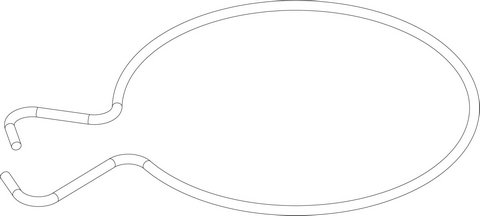 Bosch / Buderus Klammer (5 Stück) 87186454840