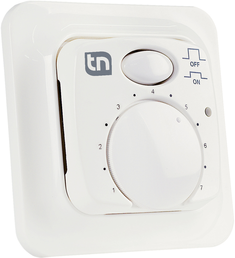 Taconova Raumthermostat NovaStat EL Inwall 230V / NC / Unterp für stromlos geschlossene Stellantriebe 206.1654.000
