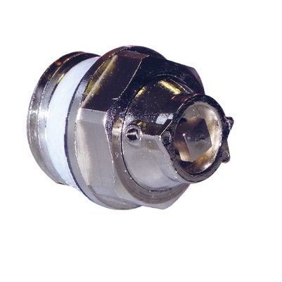 Purmo Entlüftungsstopfen für Röhrenradiator, 1/2'', vernickelt, Design AZ13DZ881020200