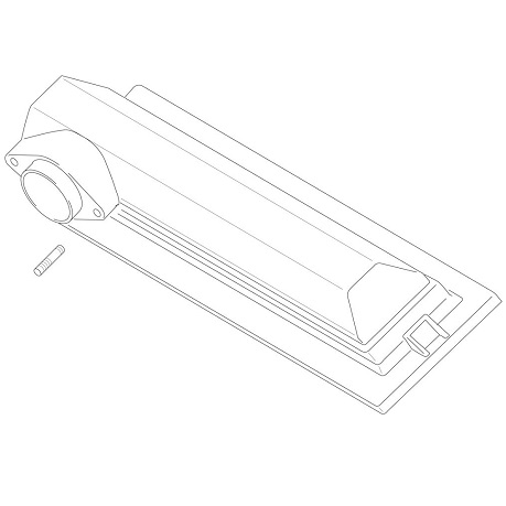 Bosch / Buderus Brennergehäuse 43W 2545 für GB142, für Brenner/Gebläse/Gasarmatur 7098875