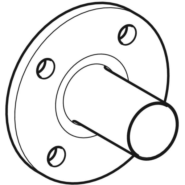 Geberit Mapress C-Stahl Flansch PN 10/16 mit Einschubende d54 23788
