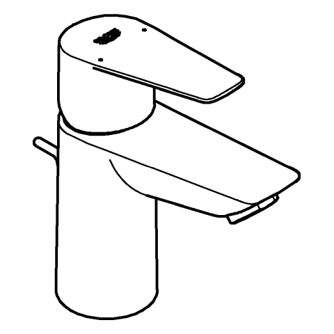 Grohe BauEdge Einhand-Waschtischbatterie chrom S-Size 23328001