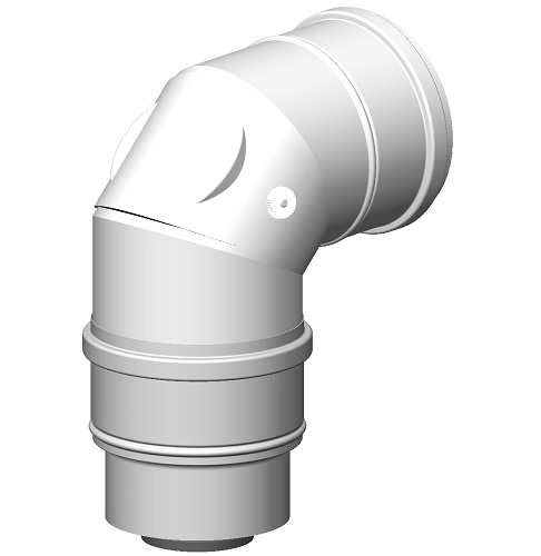 Atec PolyTwin 87 Grad-Kontroll-Bogen D63/96-DN80/125 1823