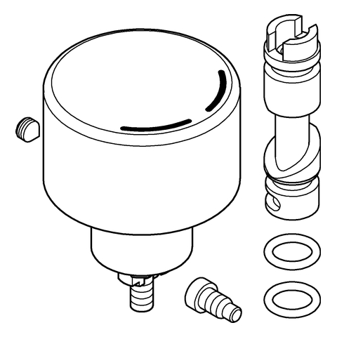Grohe Temperaturwählgriff chrom 42433000