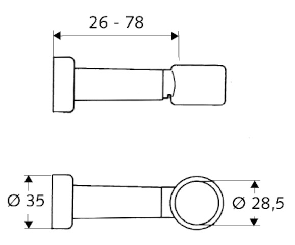 Schell WC-Innenverbinder d:55 771010099