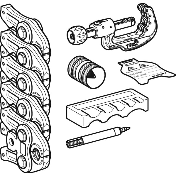 Geberit Mapress Pressbackenset d12/15/22-35 Geberit Kompatibilität (2) 690.235.00.1