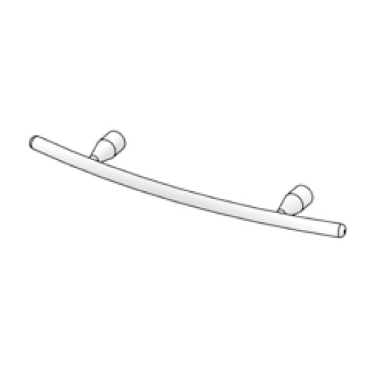 Buderus Logatrend Therm curve Handtuchstange 800mm für Heizkörper 950mm, weiß RAL 9016 7738334736