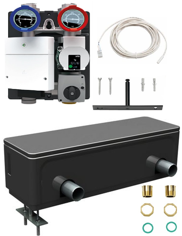Buderus Logaplus Paket WE10.1 bis 35 kW, 1 Heizkreis WHY 120/80 HSM32 MM100 SolHU 7739607556
