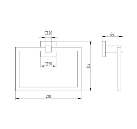 Avenarius Handtuchring 4201500040