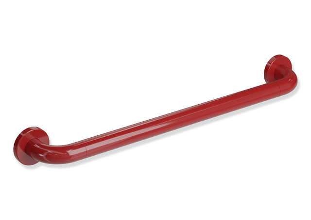 HEWI Badetuchhalter Serie 477, Achsmaß 600mm, rubinrot 477.30.300 33