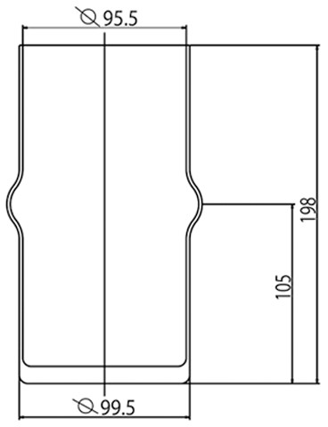 Ideal Standard JADO Ersatzglas, für Toilettenbürstengarnitur, Opalglas H960642NU