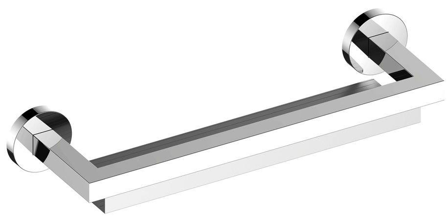 Keuco Duschablage Edition 90, 400mm verchromt/Aluminium 19058010000