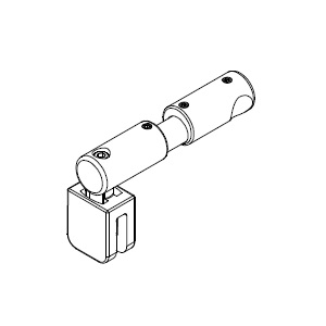HSK Kreuzverstrebung komplett, Sonderlänge 1.220mm, edelstahl E100322-12-90