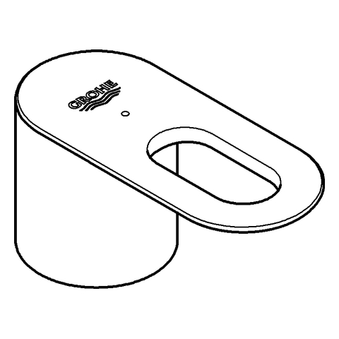 Grohe Griff chrom 48027000