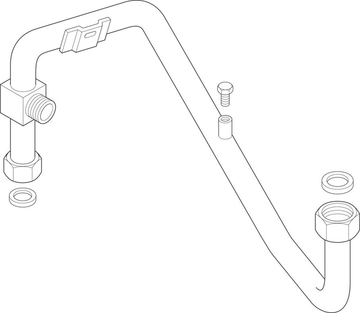 Bosch Vorlaufrohr 87107151790