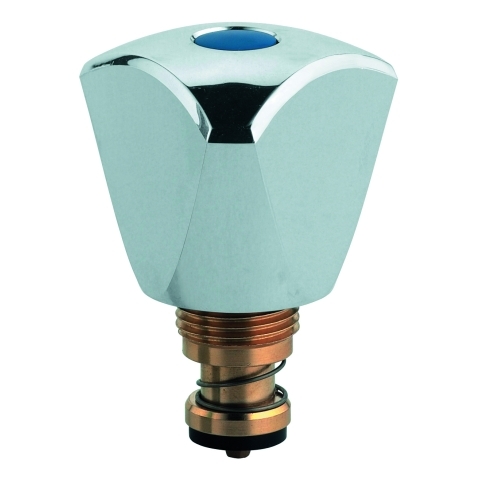 Grohe Oberteil DN10 mit Rückflussverhinderer chrom, ABS-Kronengriff 41817000