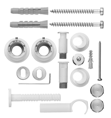 Kermi Befestigungs-Set Basic-50, -E, R, R-E, -D weiß ZB01840001