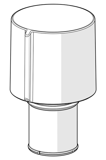 Hansa Temperatur-Wählgriff Matt-Schwarz 1006752V-33