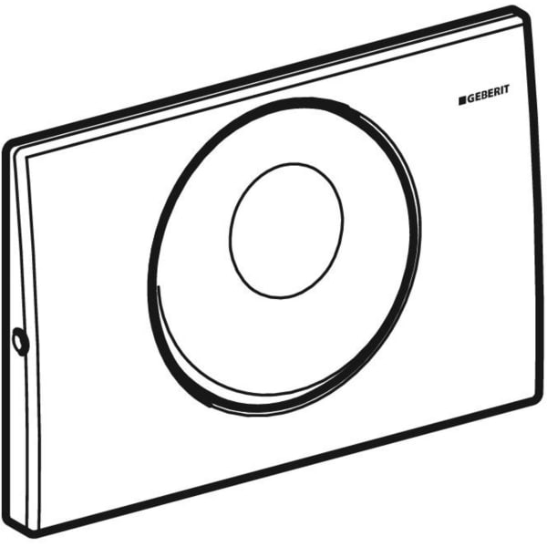 Geberit Mambo Betätigungsplatte für WC-Steuerung mit elektronischer Spülauslösung 241.477.00.1