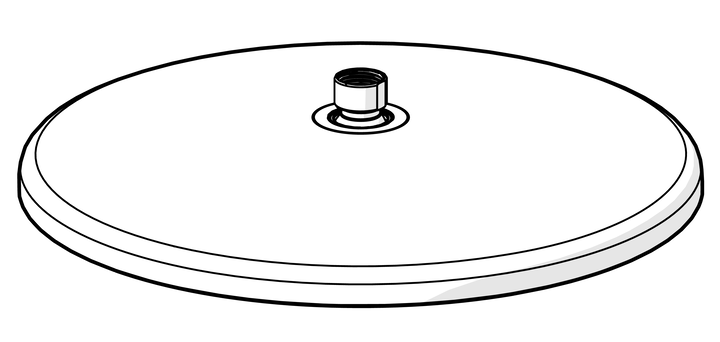 Hansa Kopfbrause d 300mm chrom 1018483V