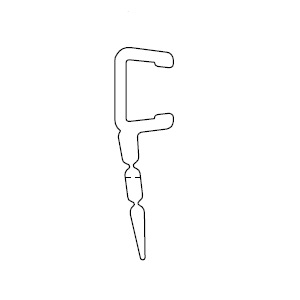 HSK Dichtung vertikal, Höhe 2.010mm E55065