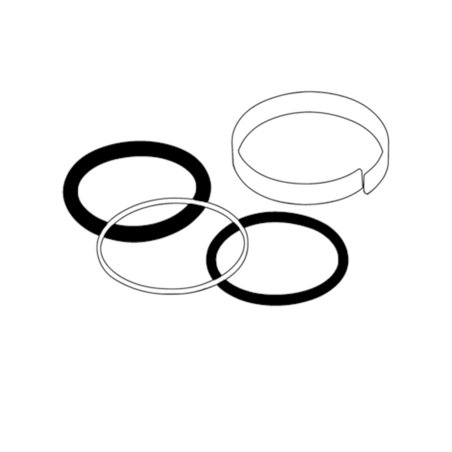 Kludi Dichtungssatz Ersatzteil geeignet für Armaturen: Komet,Trendo, Objekta, Scope, Trendo Star; neutral 7548400-00