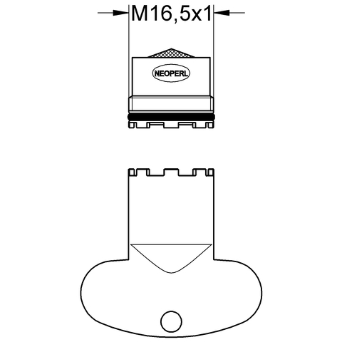 Grohe Mousseur chrom für Essence Waschtisch-Batterie 13937000