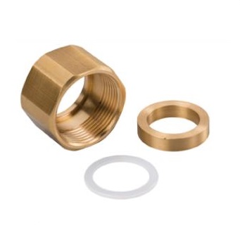 Grünbeck Adaptersatz Kombi 1", mit verlängerter Überwurfmutter, zum Umrüsten auf pureliQ 1", BOXER 1" 101646e