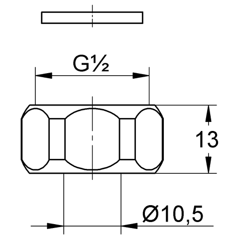 Eichelberg Verschraubung für Standventil 44043800