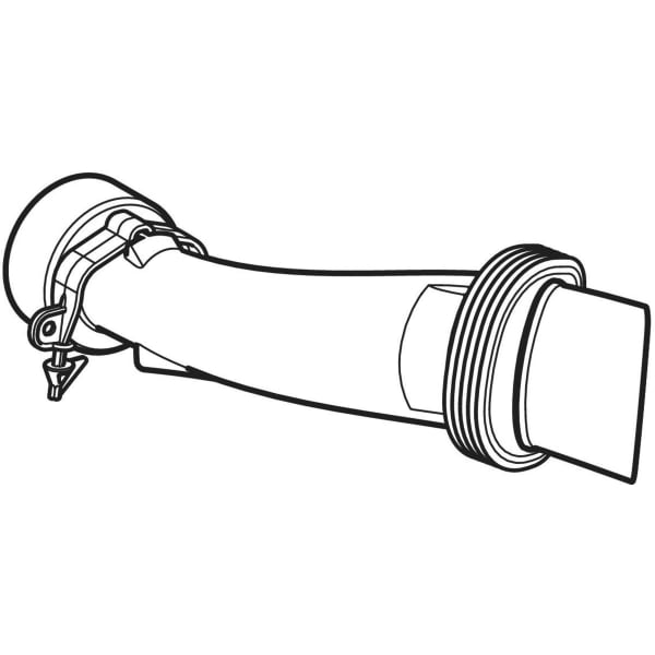 Geberit Typ SP40 Spülbogen komplett für Wand-WC mit TurboFlush 245.722.00.1