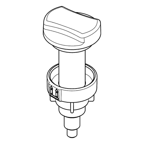 Grohe Drehgriff für Küchenspülen edelstahl 42587SD0