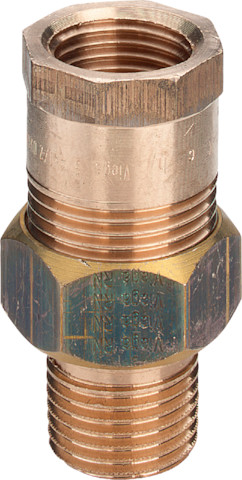 Viega Rohrverschraubung Rotguss 3341 konischdichtend in R1 x Rp1 447021